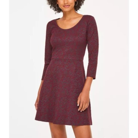 LOFT Dresses Loft Outlet Paisley Flare Dress 4 Poshmark